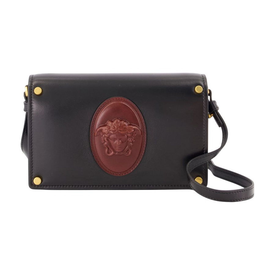 Versace Lambskin wallet in black