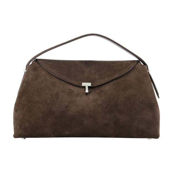 Toteme Calfskin top handle bag in brown