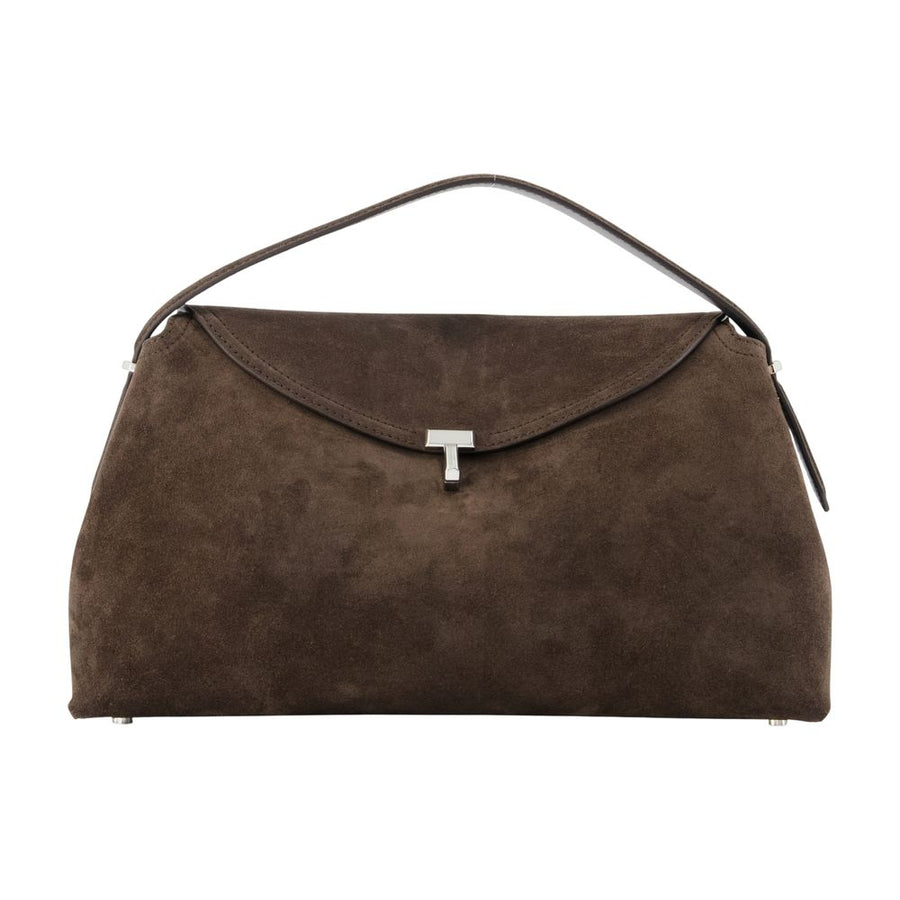 Toteme Calfskin top handle bag in brown