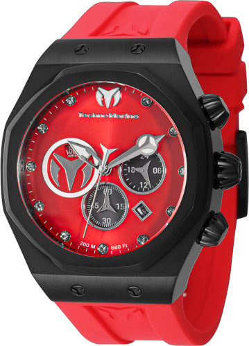 Technomarine Stainless steel case watch in red