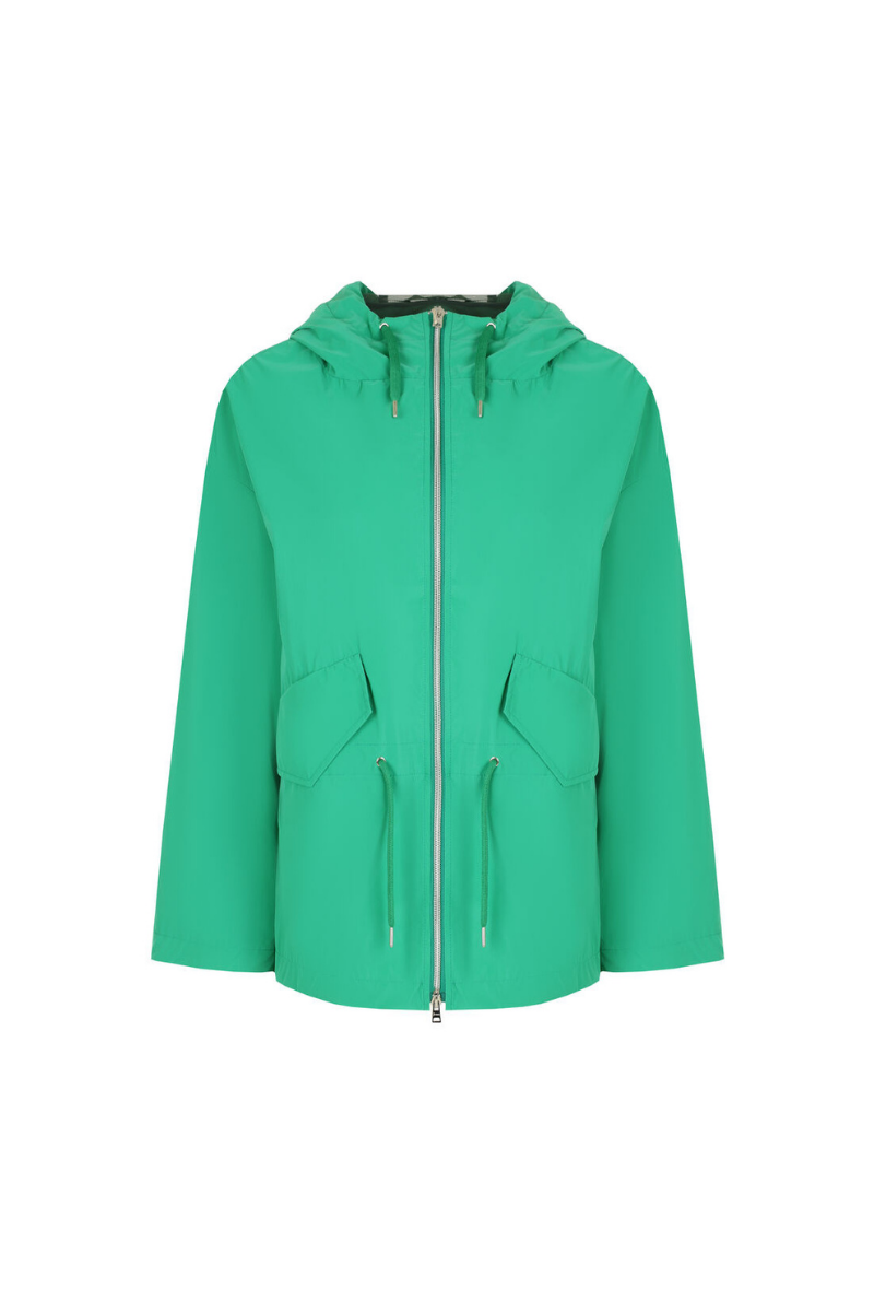 Herno 100% Polyamide jacket in green