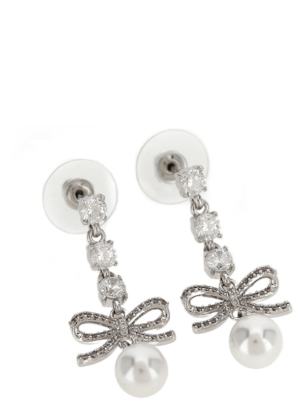 Silver Brass Earrings
