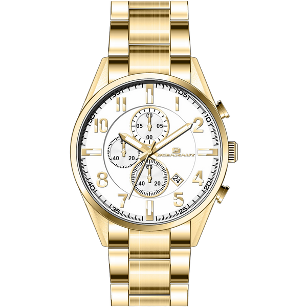 Oceanaut Stainless steel case and bracelet watch in gold