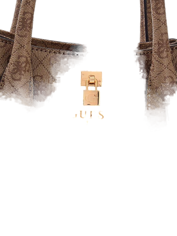 Guess 100% Polyurethane satchel bag in beige