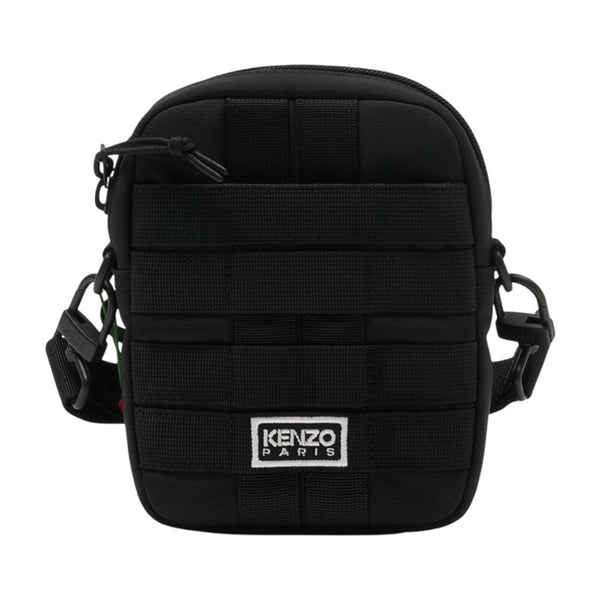 Kenzo nylon crossbody bag in black