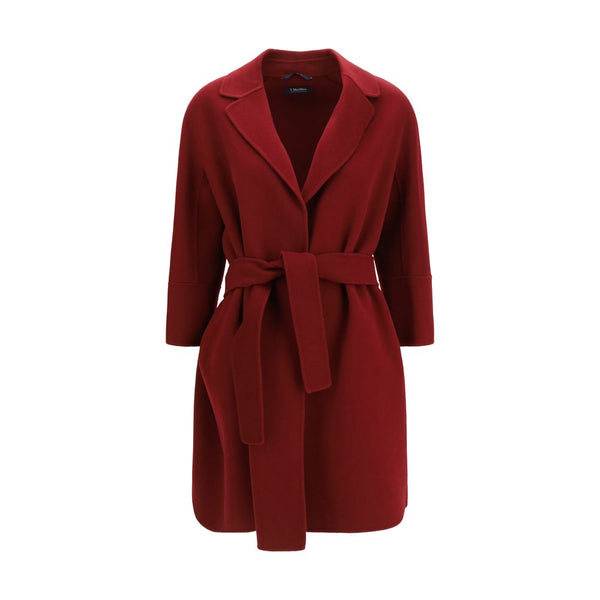 Bordeaux Wool Oves Aries Coat Clothing