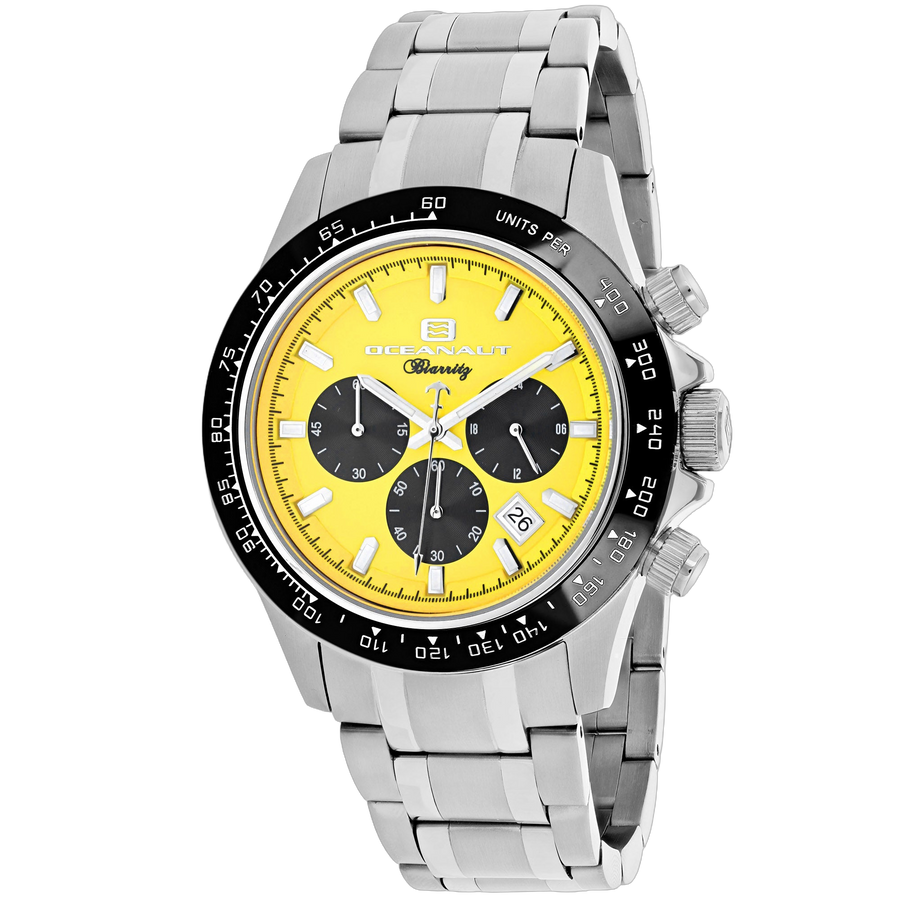 Oceanaut Stainless steel case watch in yellow