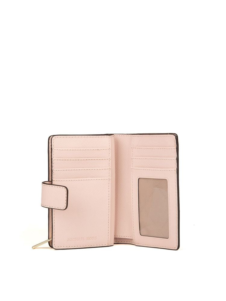 Michael Kors 100% Leather; lining 100% Polyester wallet in pink