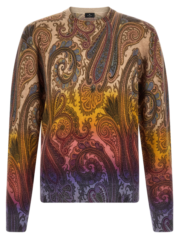Etro 100% Wool sweater in multicolor