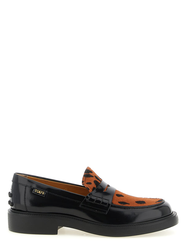 Tod's 100% Calfskin Leather loafer in black
