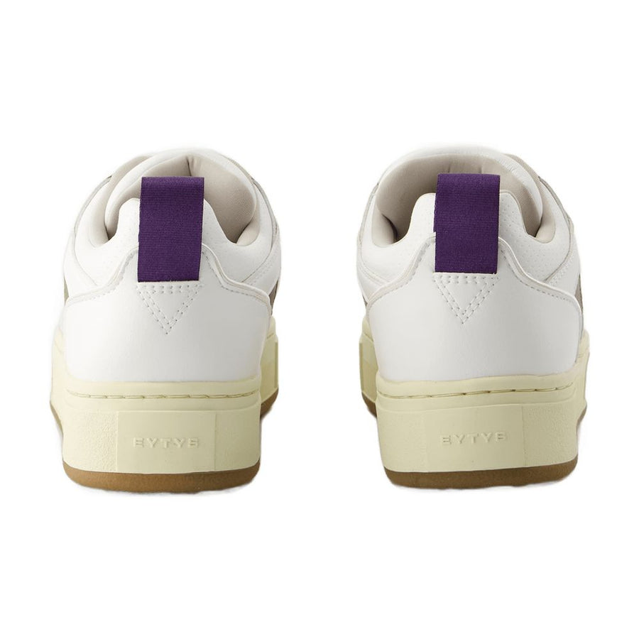 Eytys Synthetic leather sneaker in white