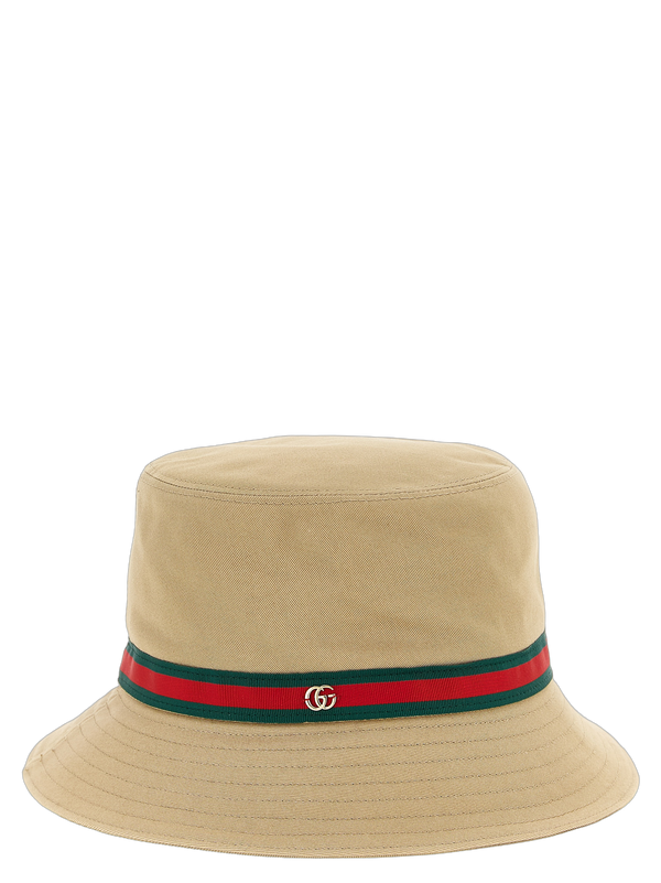 Gucci GU328773BM 100% Cotton bucket hat in beige