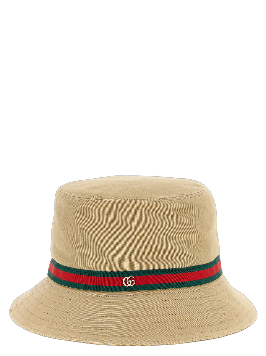 Gucci GU328773BM 100% Cotton bucket hat in beige