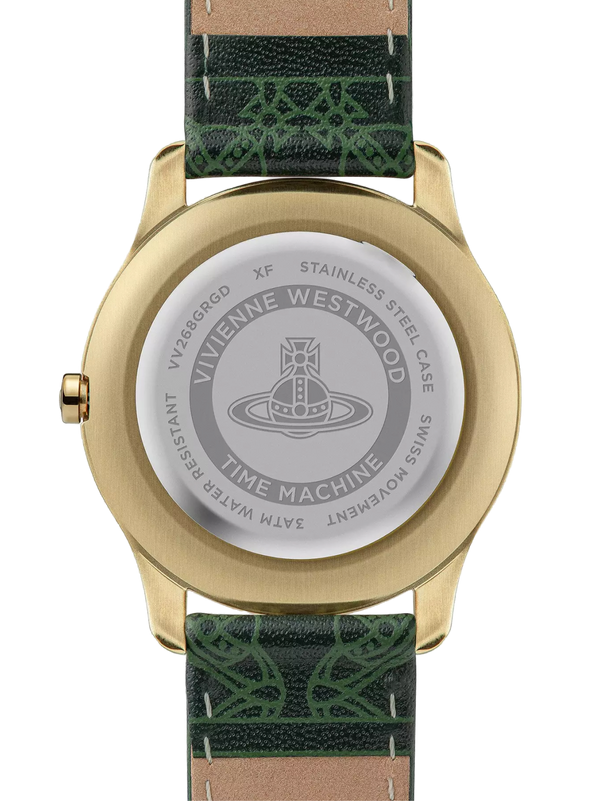 Vivienne Westwood Stainless steel case watch in gold