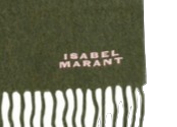 Isabel Marant Wool scarf in khaki