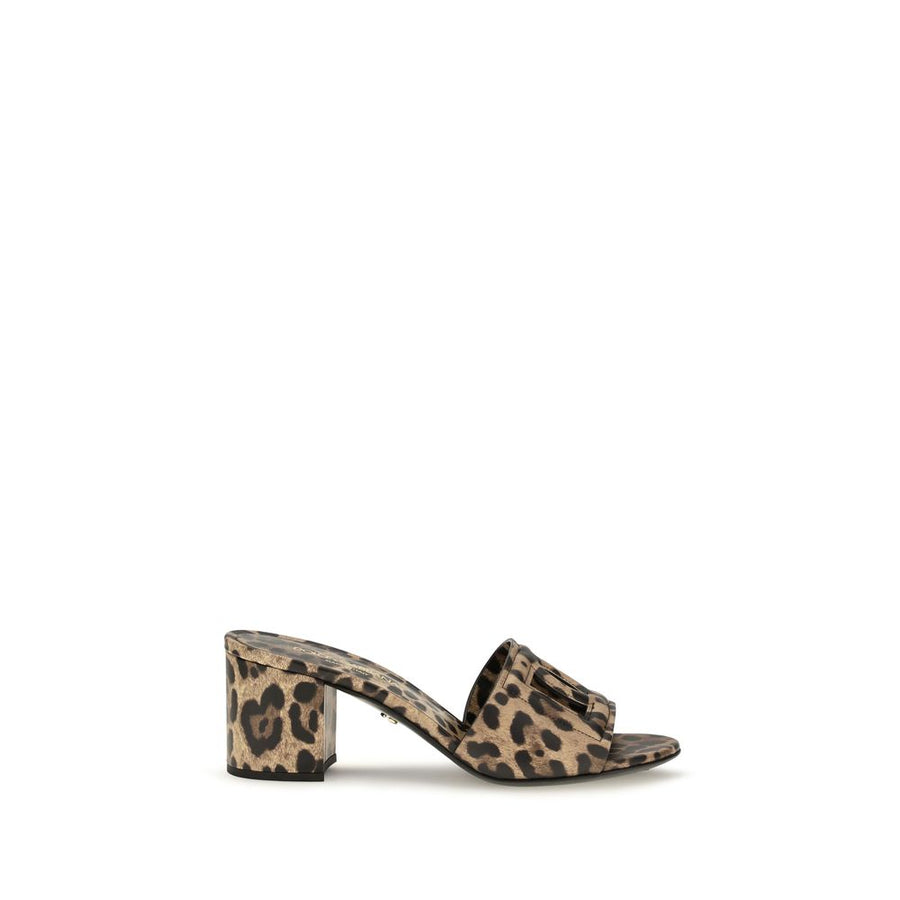 Dolce & Gabbana 100% Calf Leather Bos Taurus heels in beige