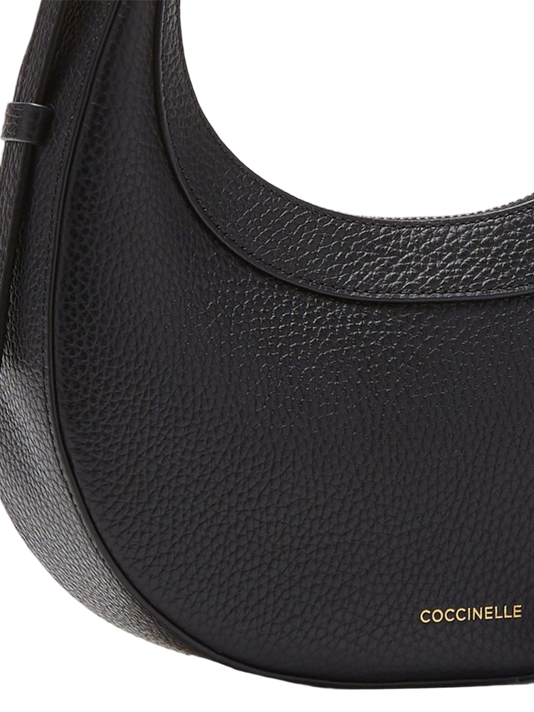 Coccinelle 100% Cowhide crossbody bag in black