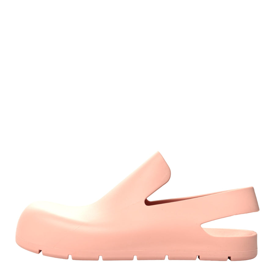 Bottega Veneta Rubber slingback mule in pink