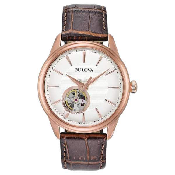Bulova Stainless Steel case watch in rose gold