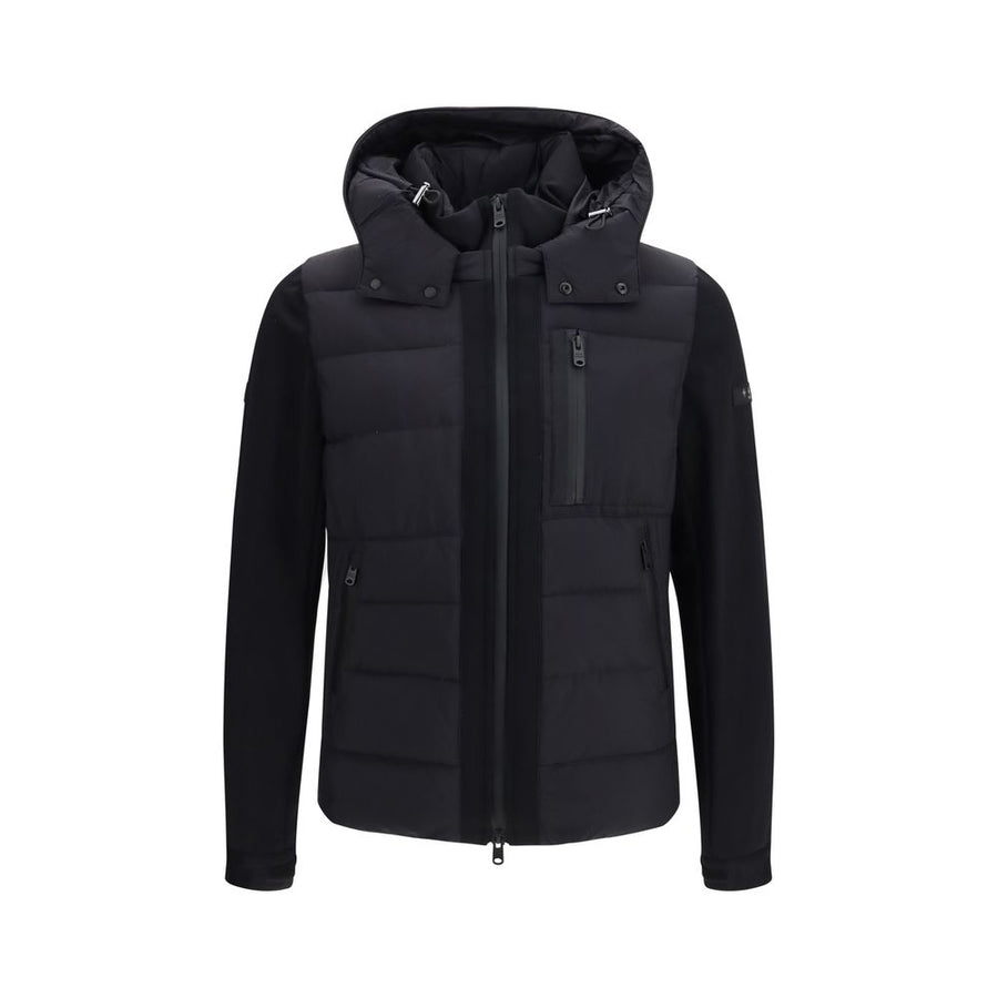 Black Goose Down Full-Length Jacket Clothing
