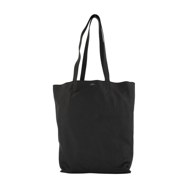 A.P.C. Cowhide tote bag in black