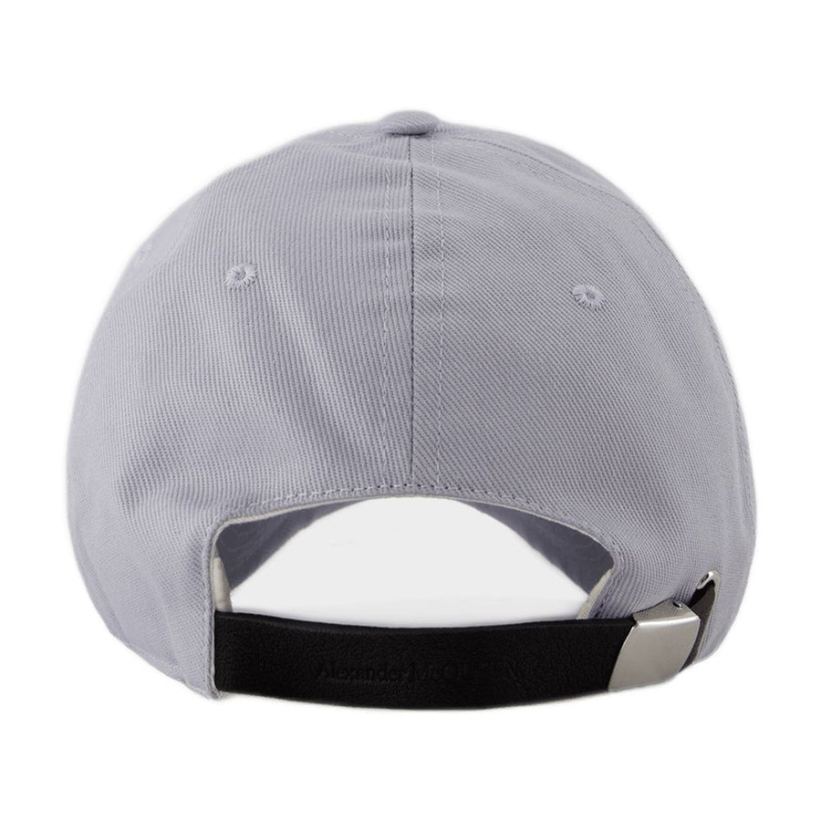Alexander McQueen 688658 Cotton baseball cap in gray