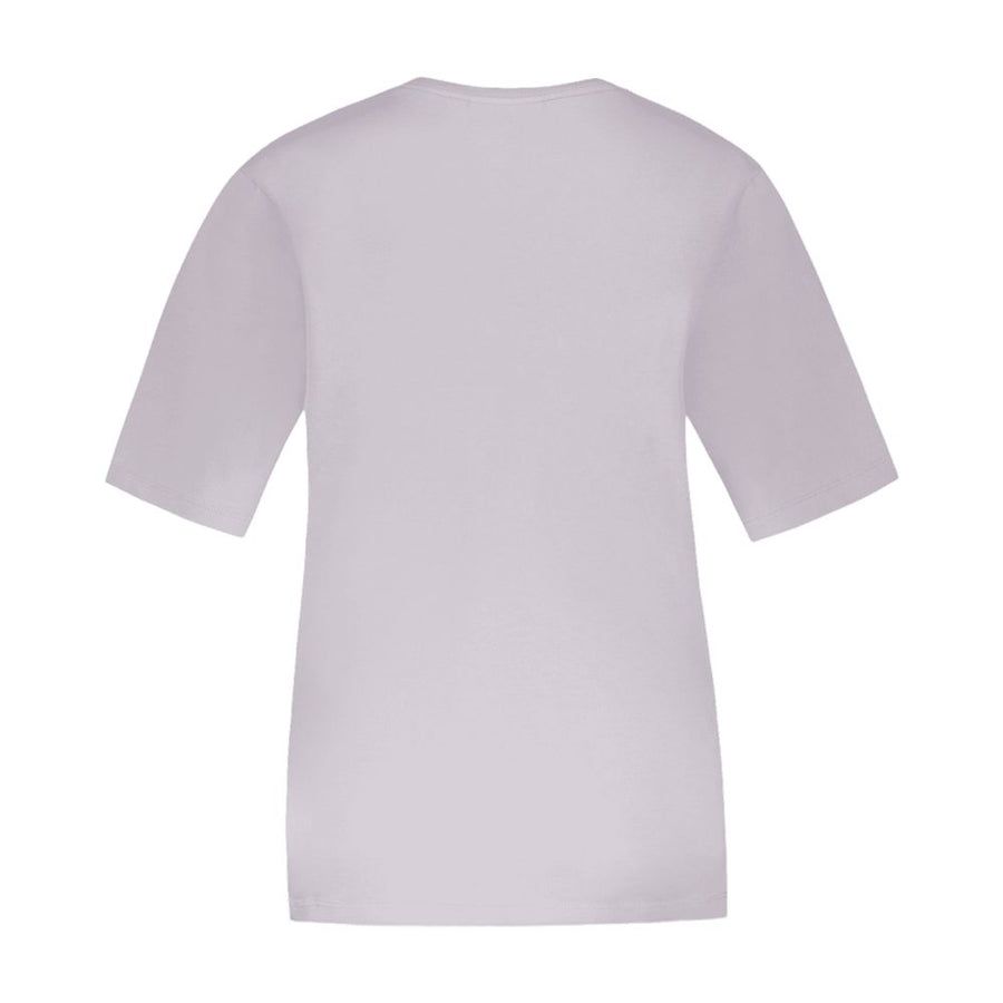 Maison Kitsune cotton t-shirt in purple