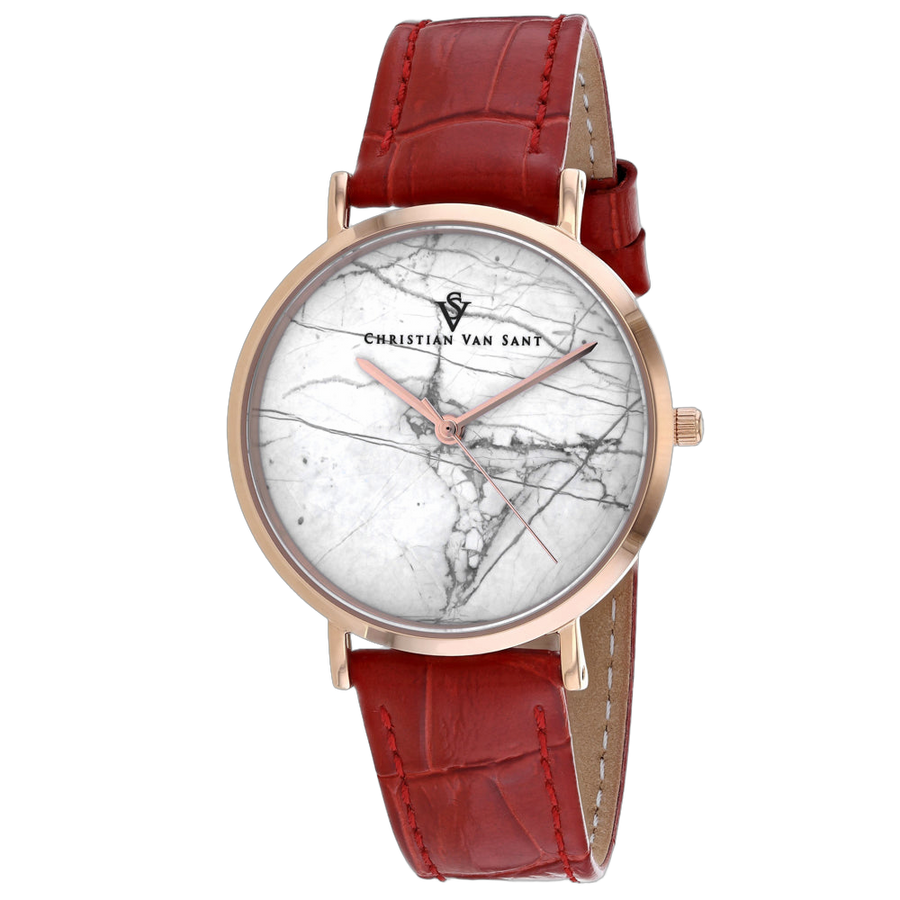 Christian Van Sant Stainless steel case watch in rose gold