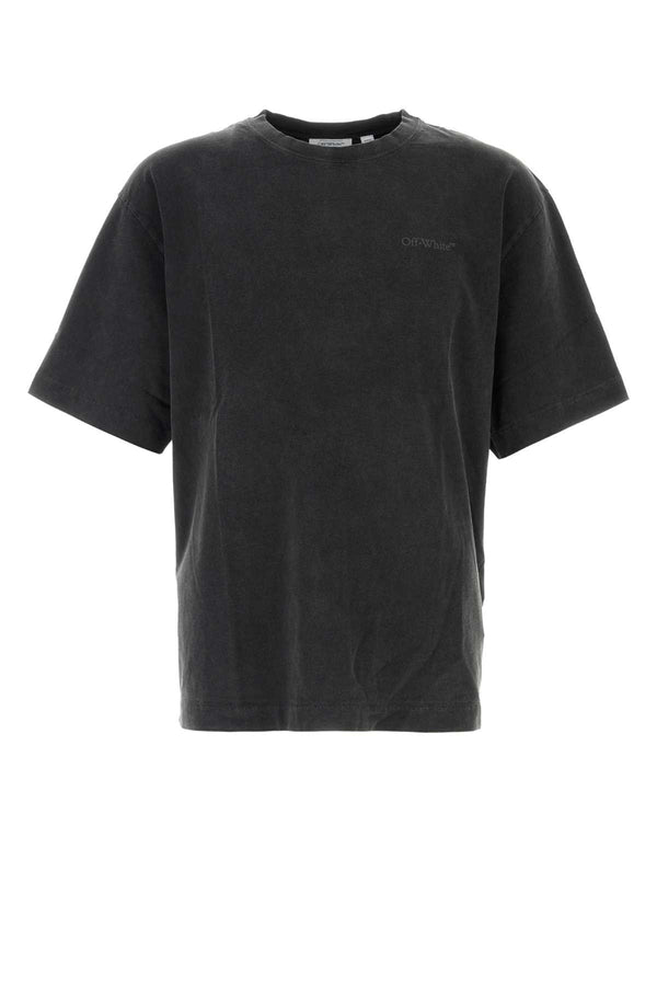 Slate Cotton T-Shirt Vintage Black Exterior