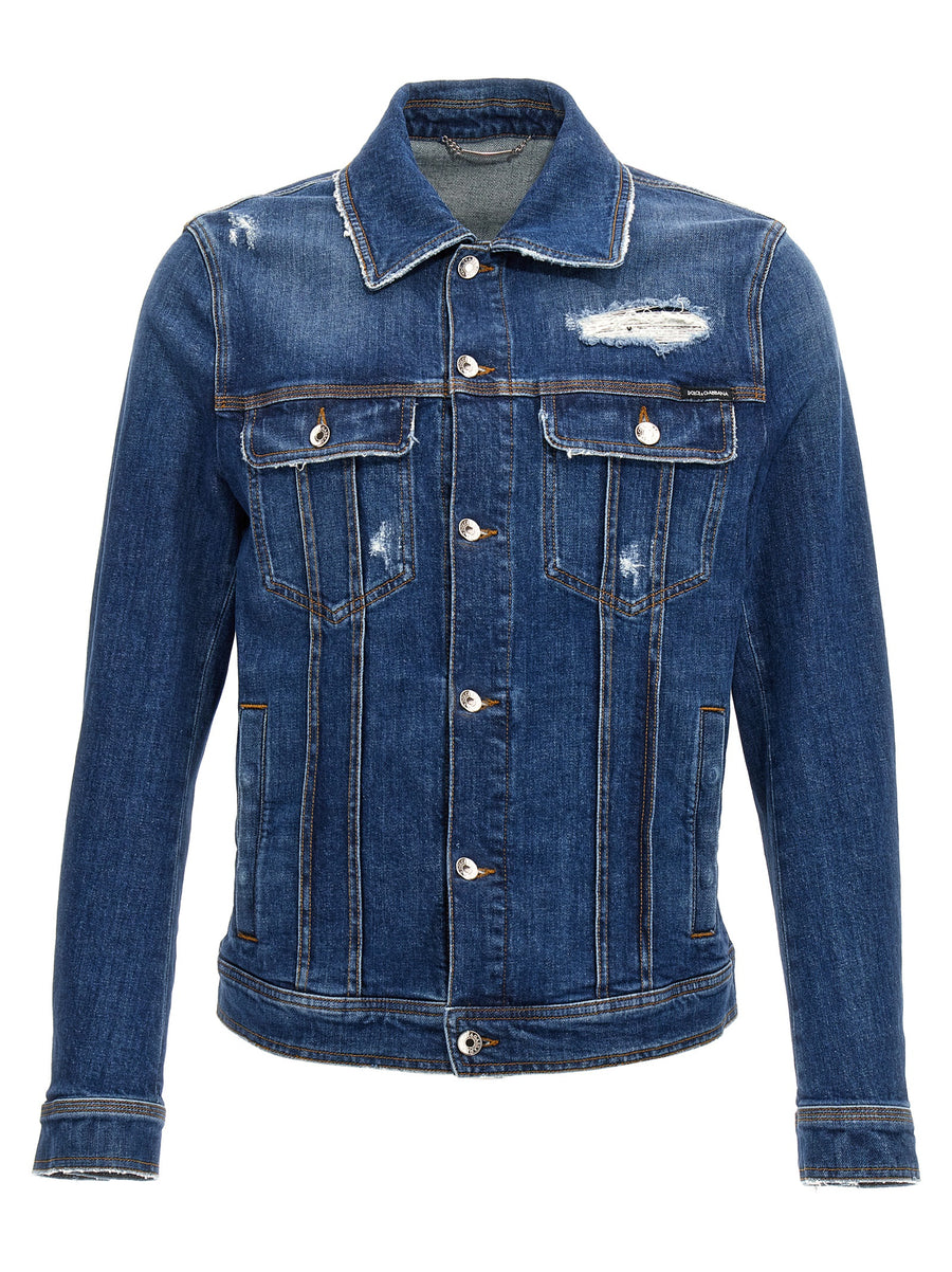 Dolce & Gabbana 98% cotton jacket in blue