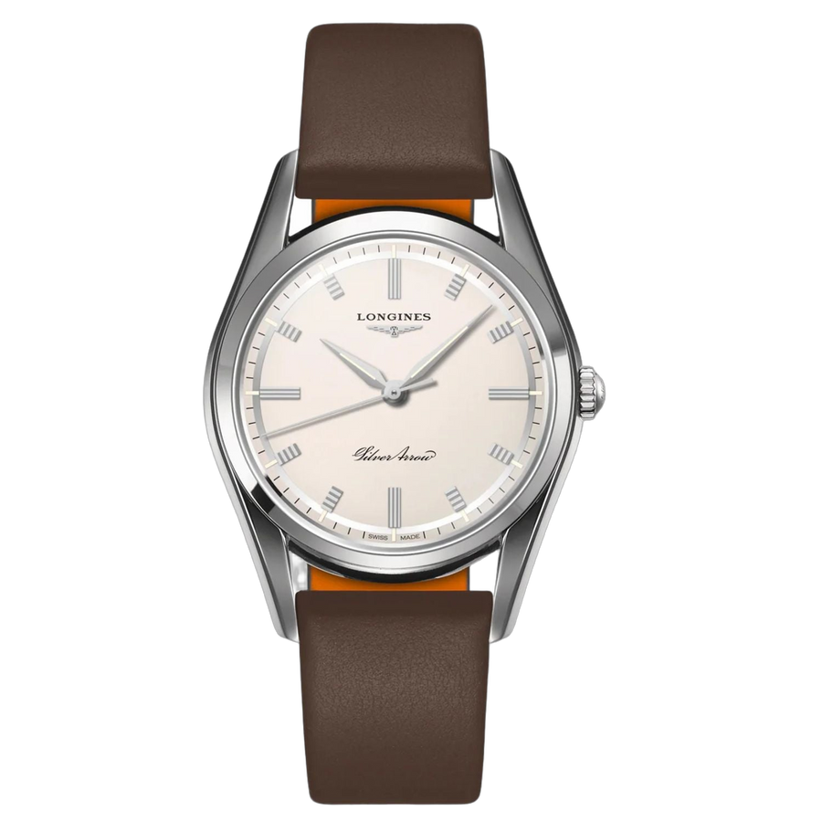 Longines Stainless steel case watch in silver