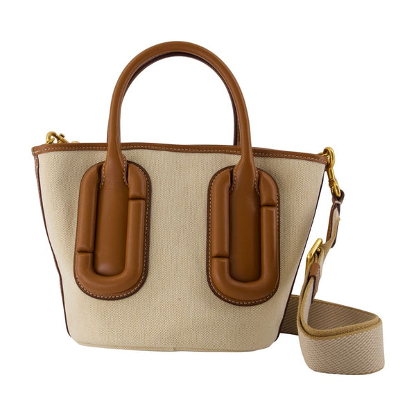 The Small Tote Shoulder Bag - Marc Jacobs Cotton Beige / Crossbodies