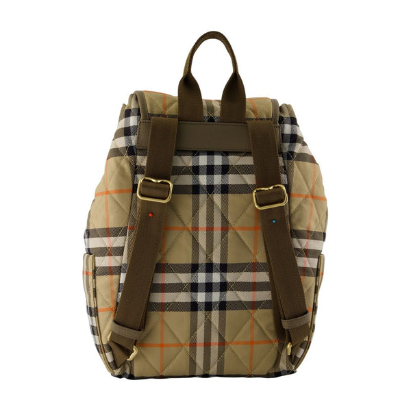 Burberry Synthetic nylon backpack in beige