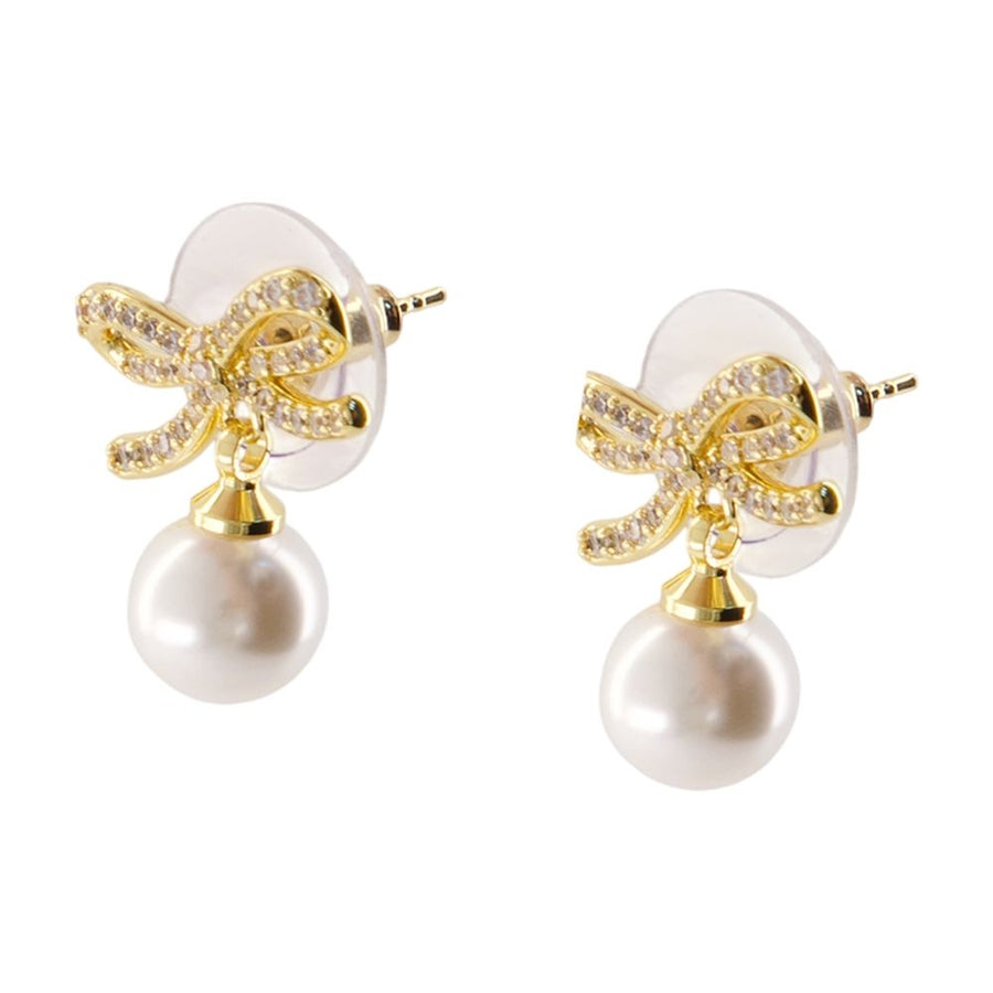Self-Portrait Gold-plated metal earrings in gold