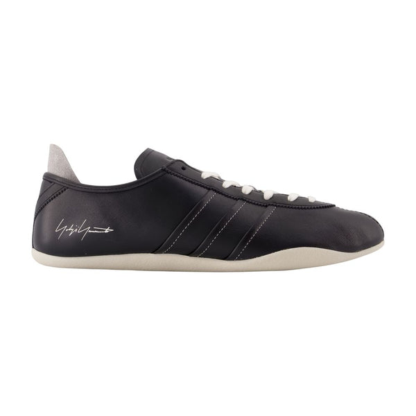 Y-3 Calfskin sneaker in black
