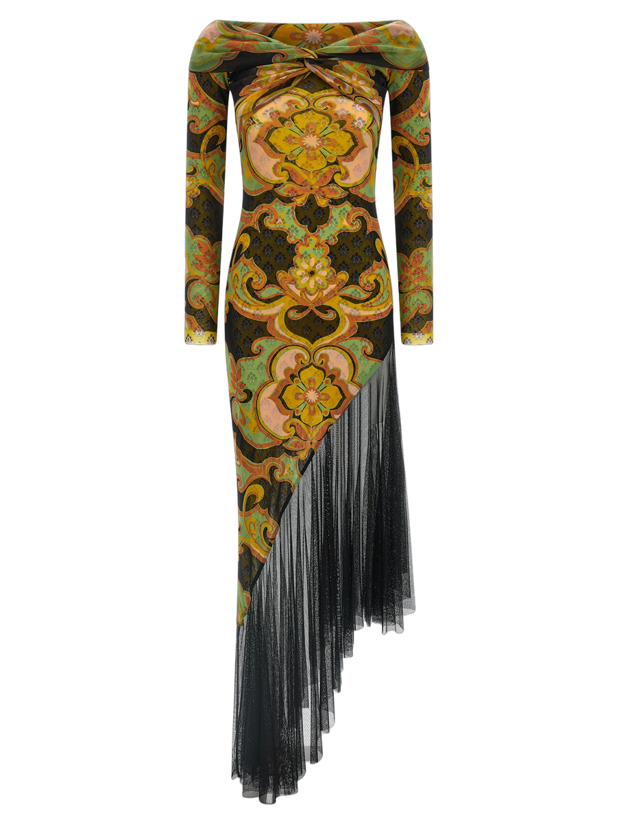 Etro 100% Viscose dress in multicolor