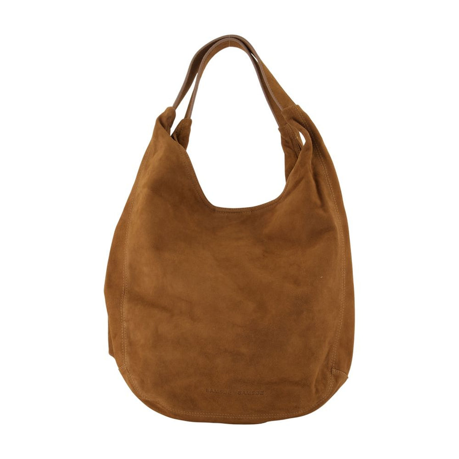SamsøE SamsøE Suede shoulder bag in brown