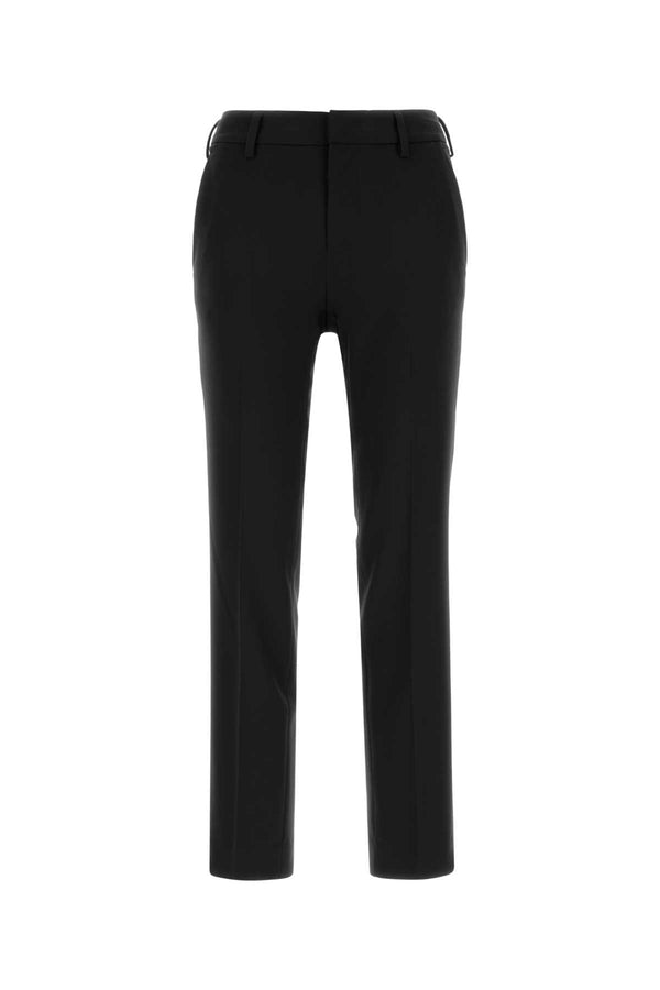 Black Stretch Jersey New York Cigarette Pant Pantaloni