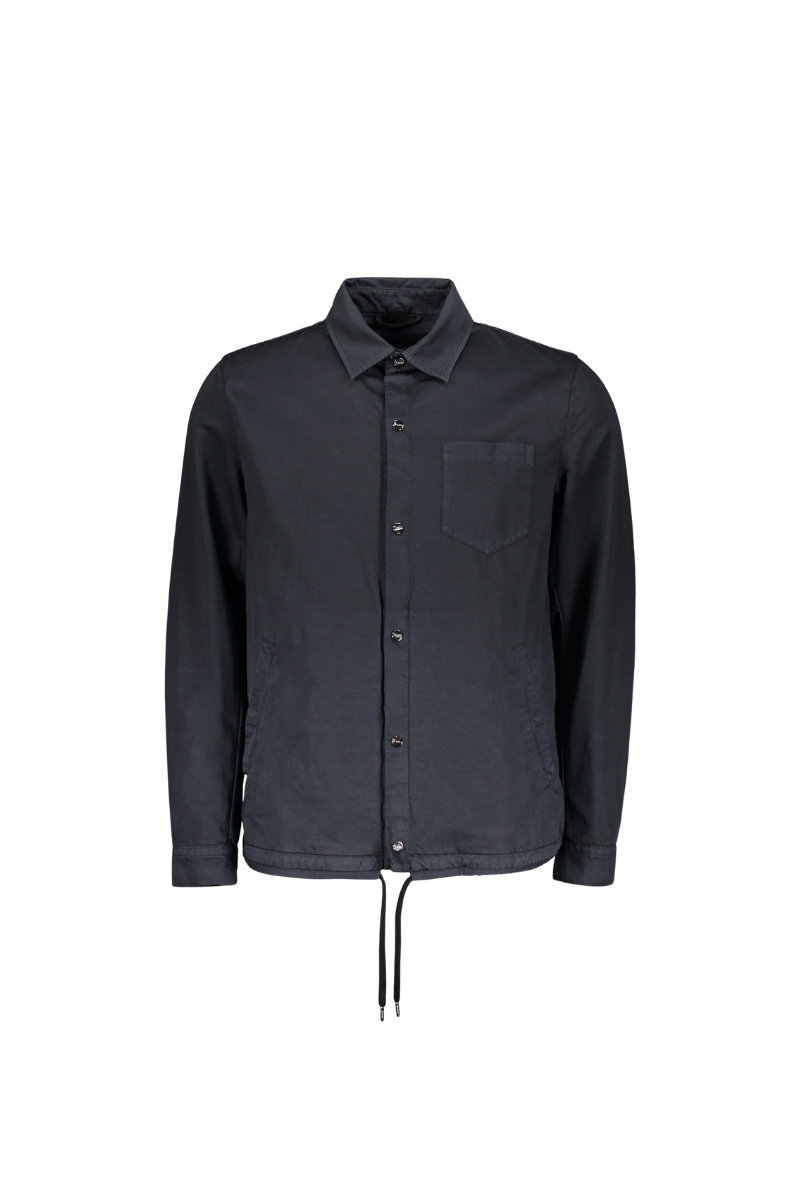 Herno 73% Cotton shirt in black