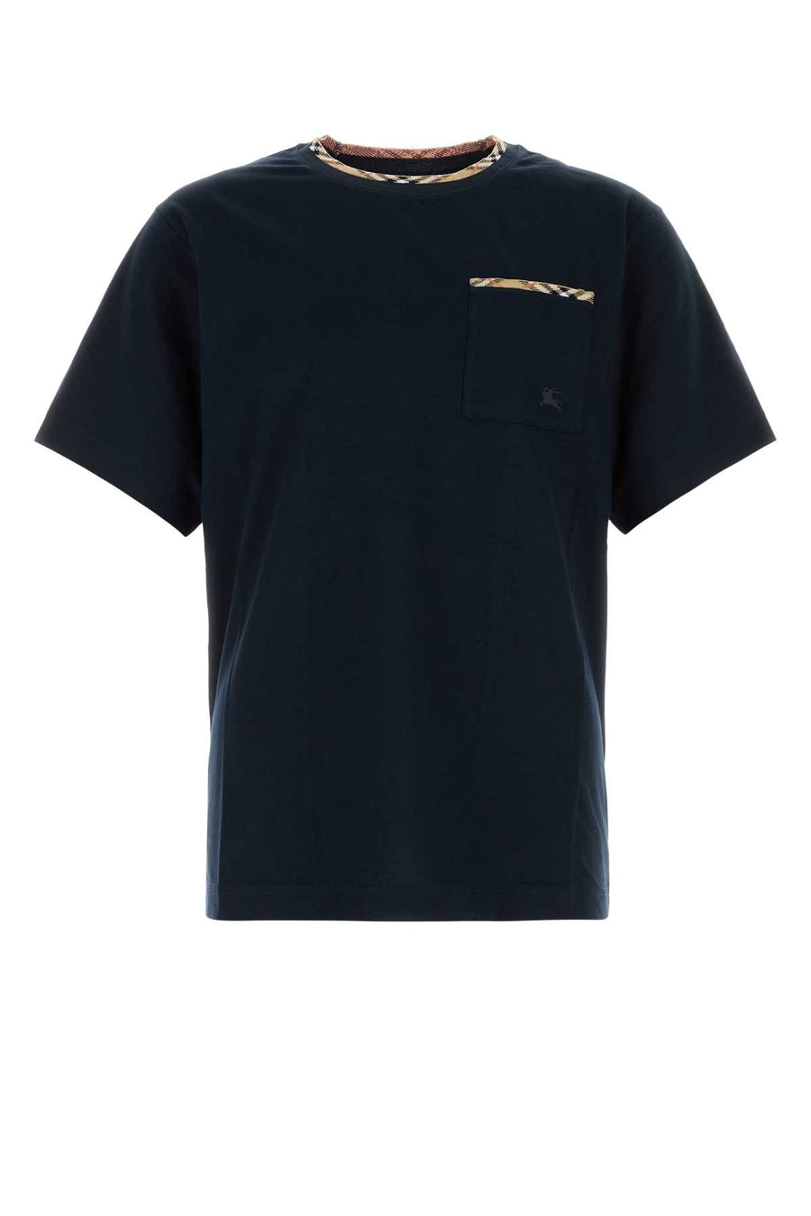 Burberry Exterior: 100% Cotton t-shirt in navy