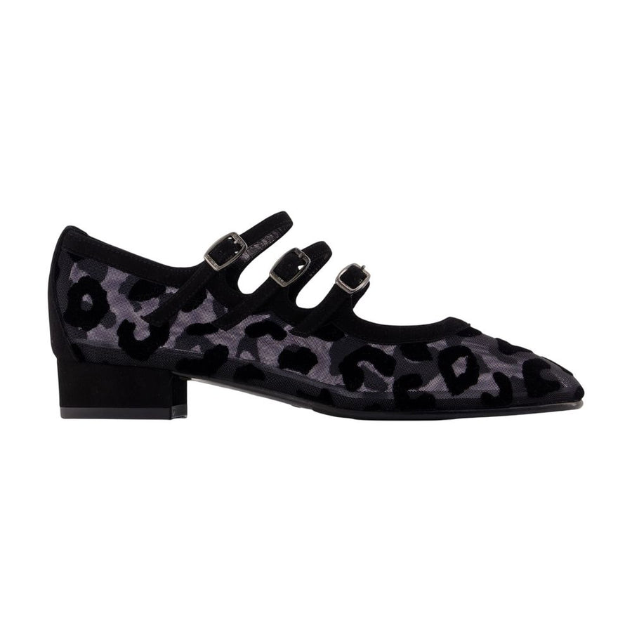 Ariana R Ballet Flats - Carel Leather Black Shoes / Flat-shoes