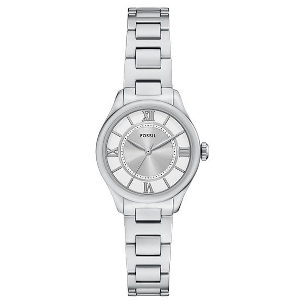 Fossil Stainless steel case watch in silver