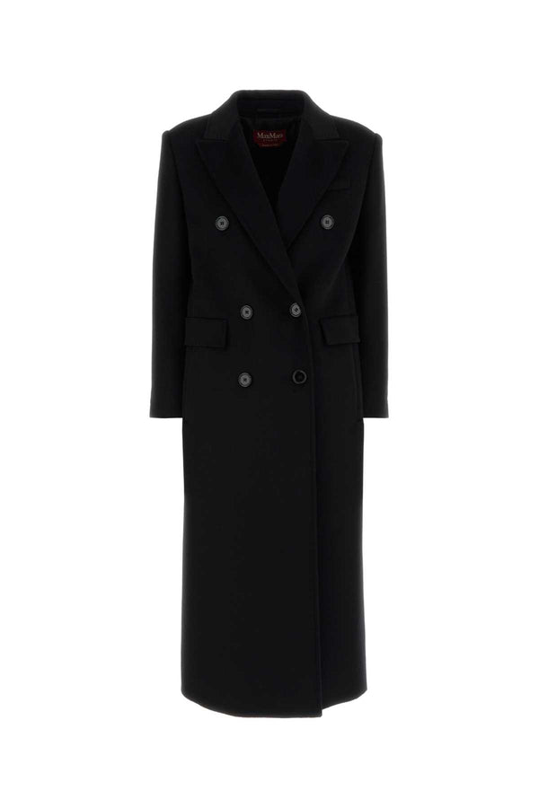Black Wool Effige Coat Nero Cappotti