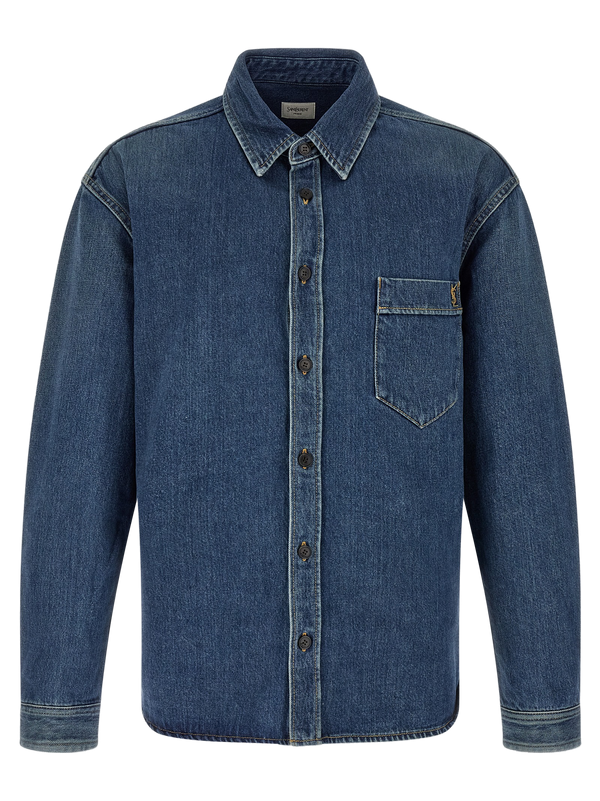 Blue Cotton Blouse