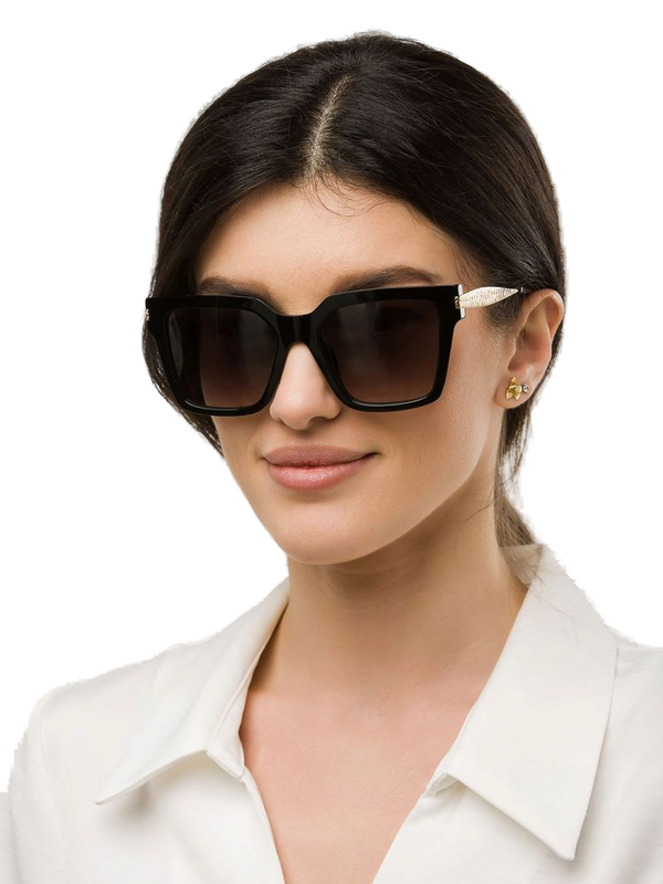 Just Cavalli SJC201 Acetate sunglasses in black