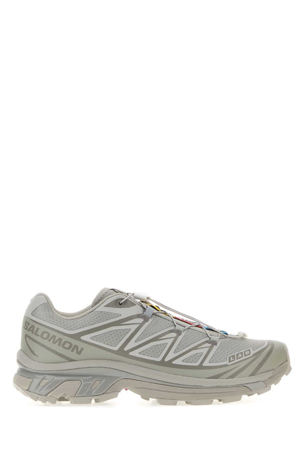 Salomon Exterior: 100% Fabric 100% Rubber; Interior: 100% Fabric; Sole: Rubber sneakers in gray