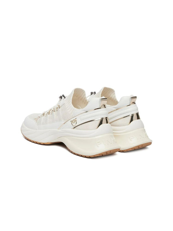 Pinko 60% Polyester sneaker in white