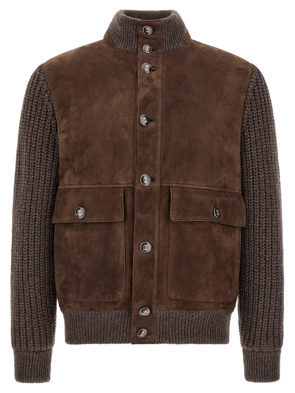 Brown Lamb Leather Jacket Clothing