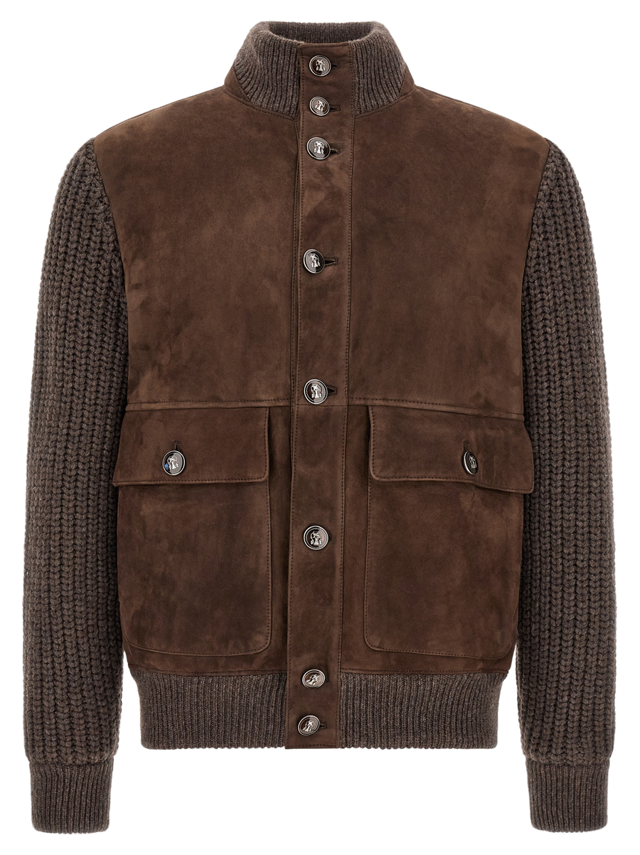 Brown Lamb Leather Jacket Clothing