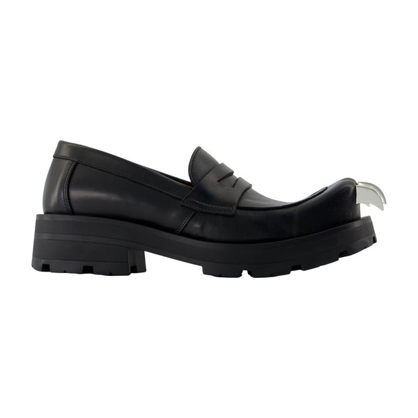 Charles Jeffrey Loverboy Calfskin loafer in black